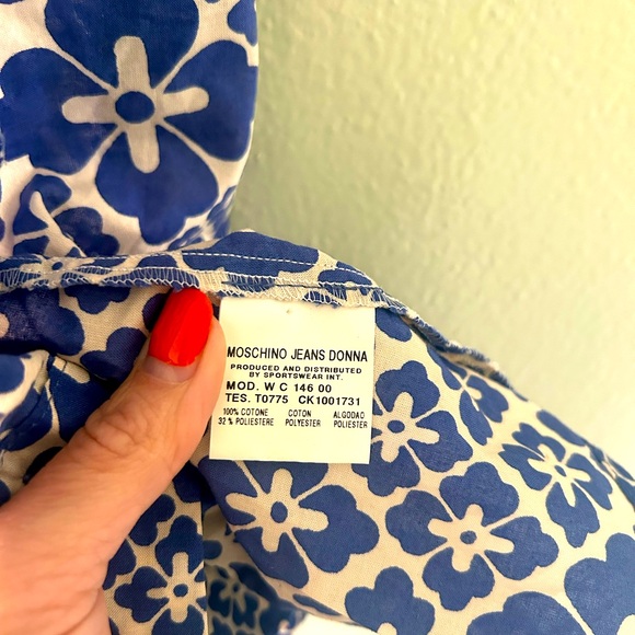 Vintage Moschino Floral Halter Top - Picture 6 of 6